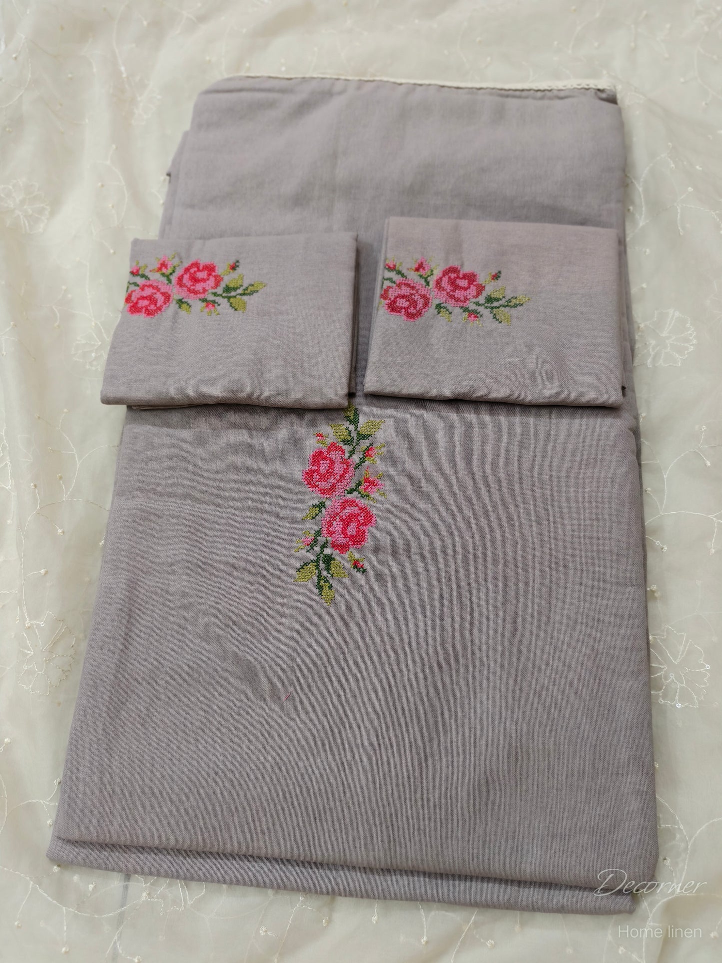 Superking Embroidery Bedsheet