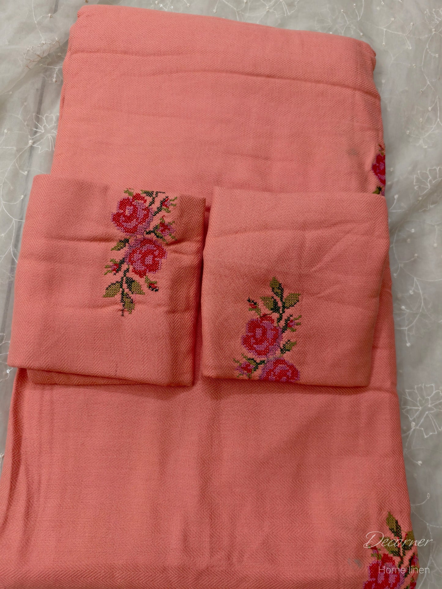 Queen Embroidery Bedsheet