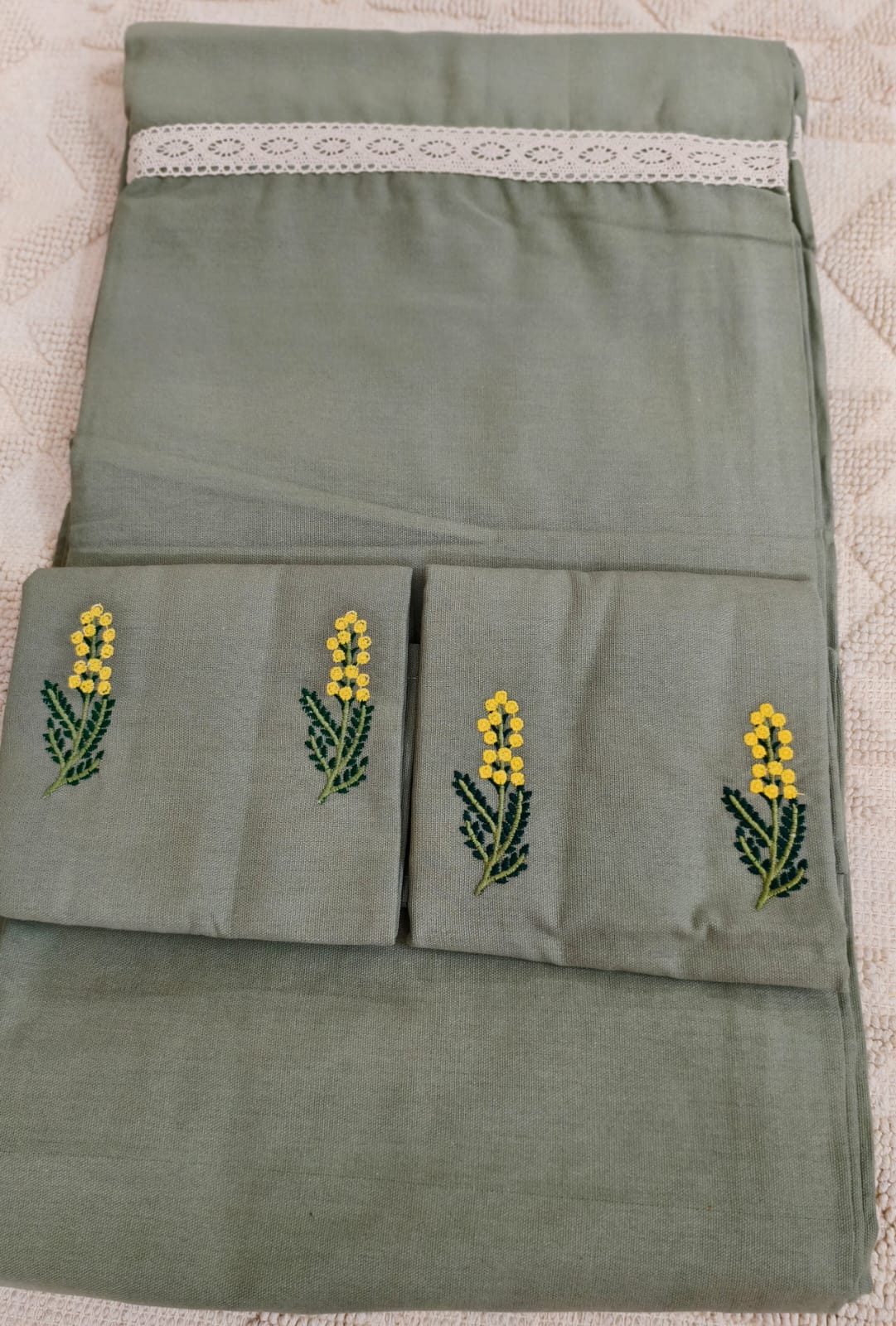 Super King Embroidery Bedsheet