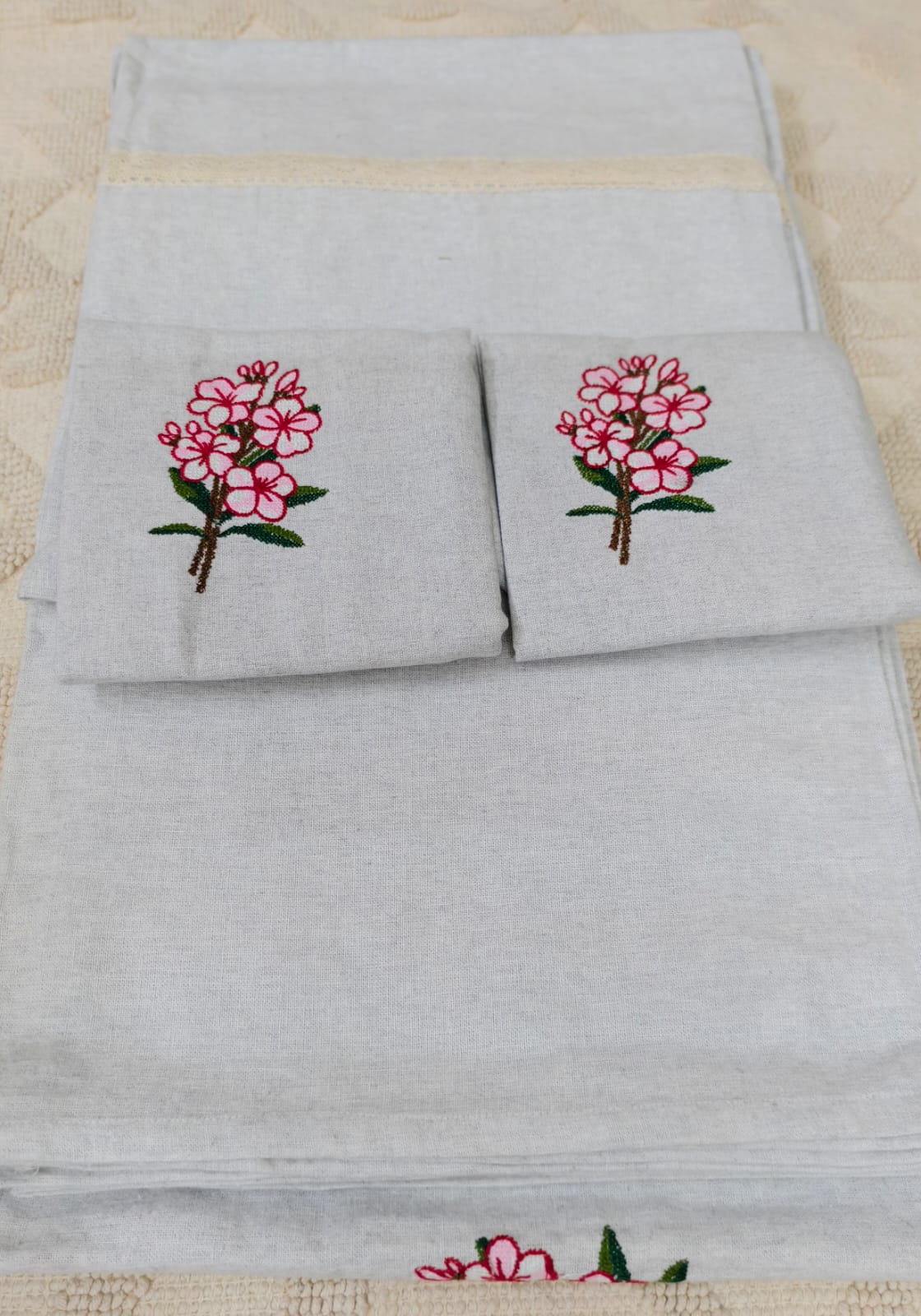 King Embroidery Bedsheet