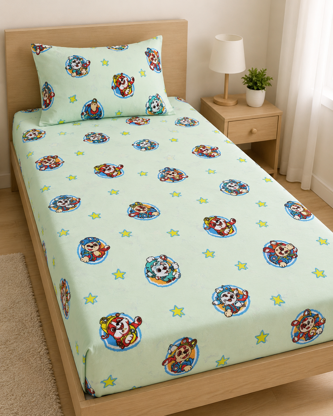 Single Printed Bedsheet