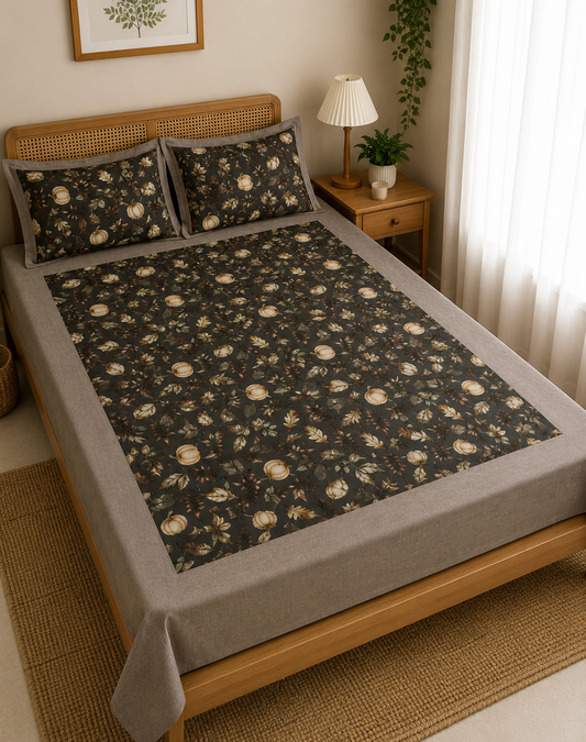 Queen Border Bedsheet