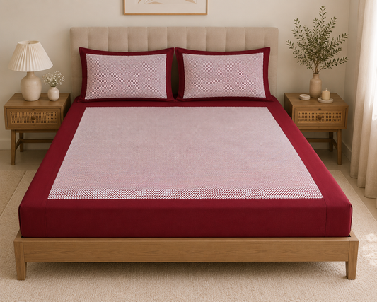 King Border Bedsheet
