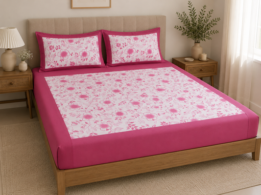 King Border Bedsheet