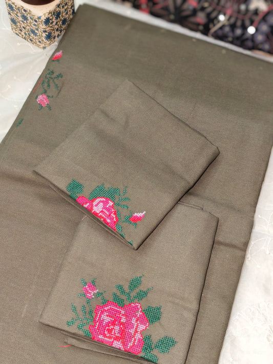 Queen Embroidery Bedsheet