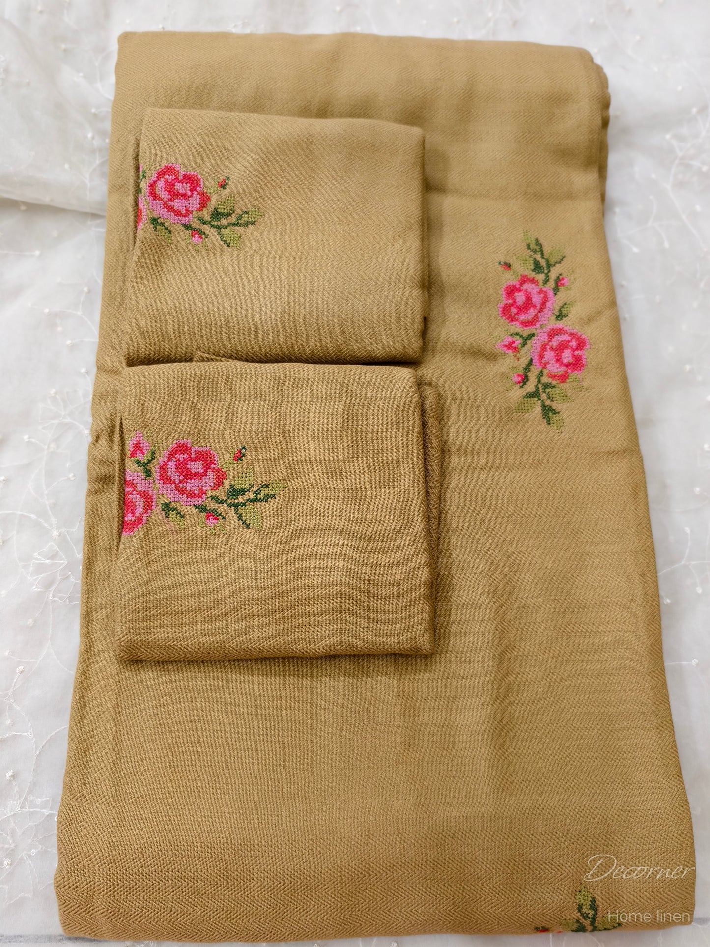 Queen Embroidery Bedsheet