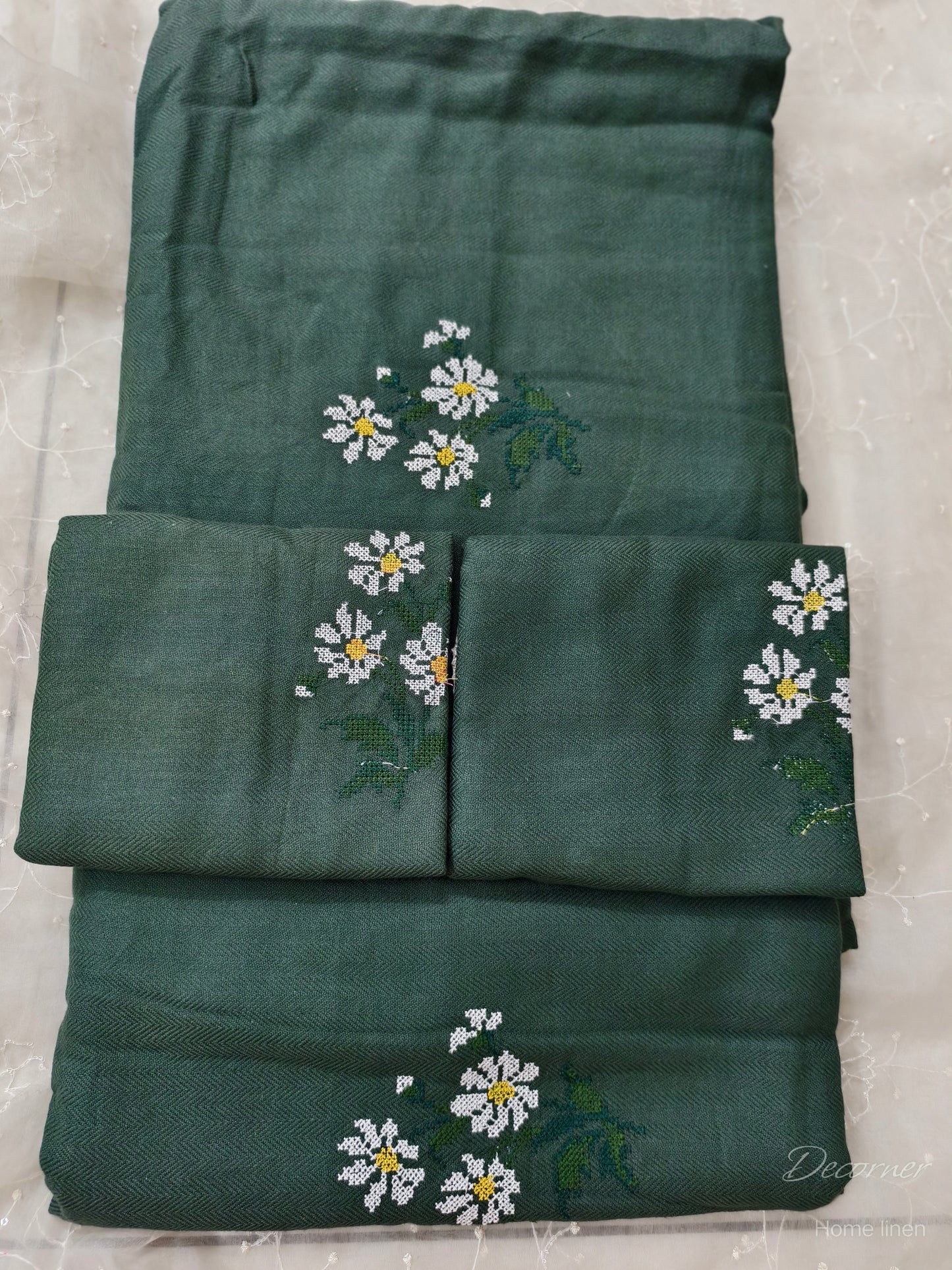 Queen Embroidery Bedsheet