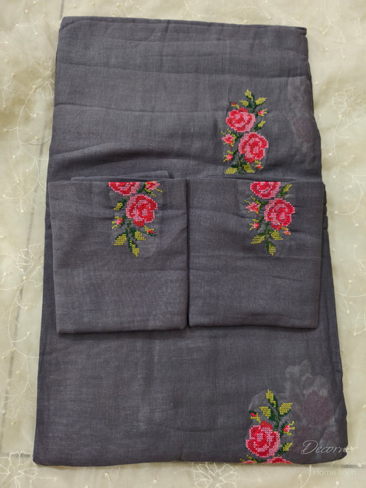 Queen Embroidery Bedsheet