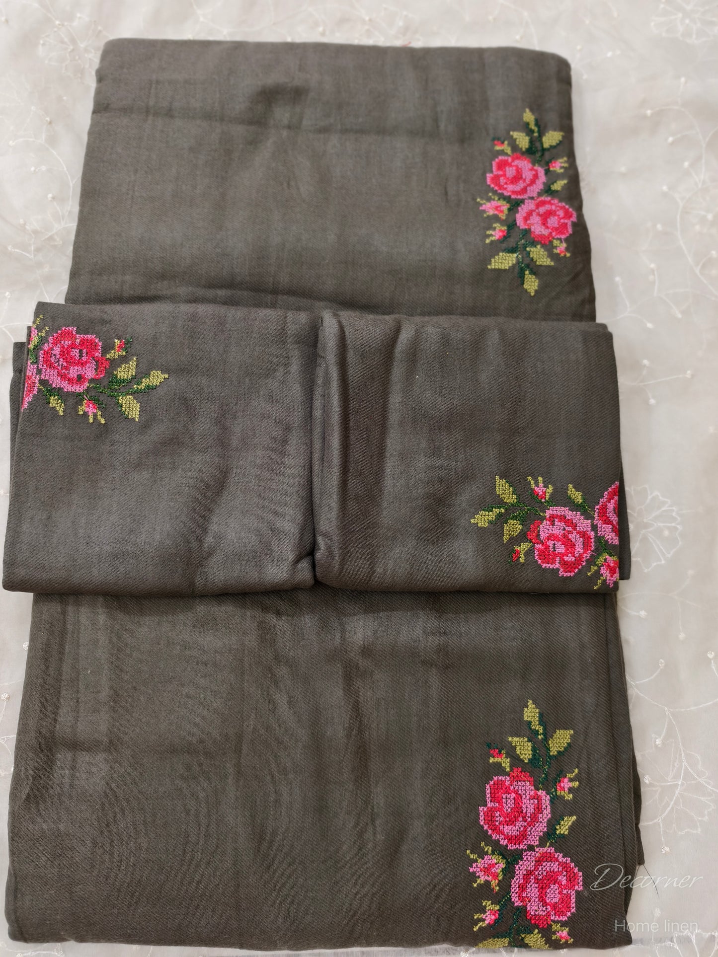 Queen Embroidery Bedsheet