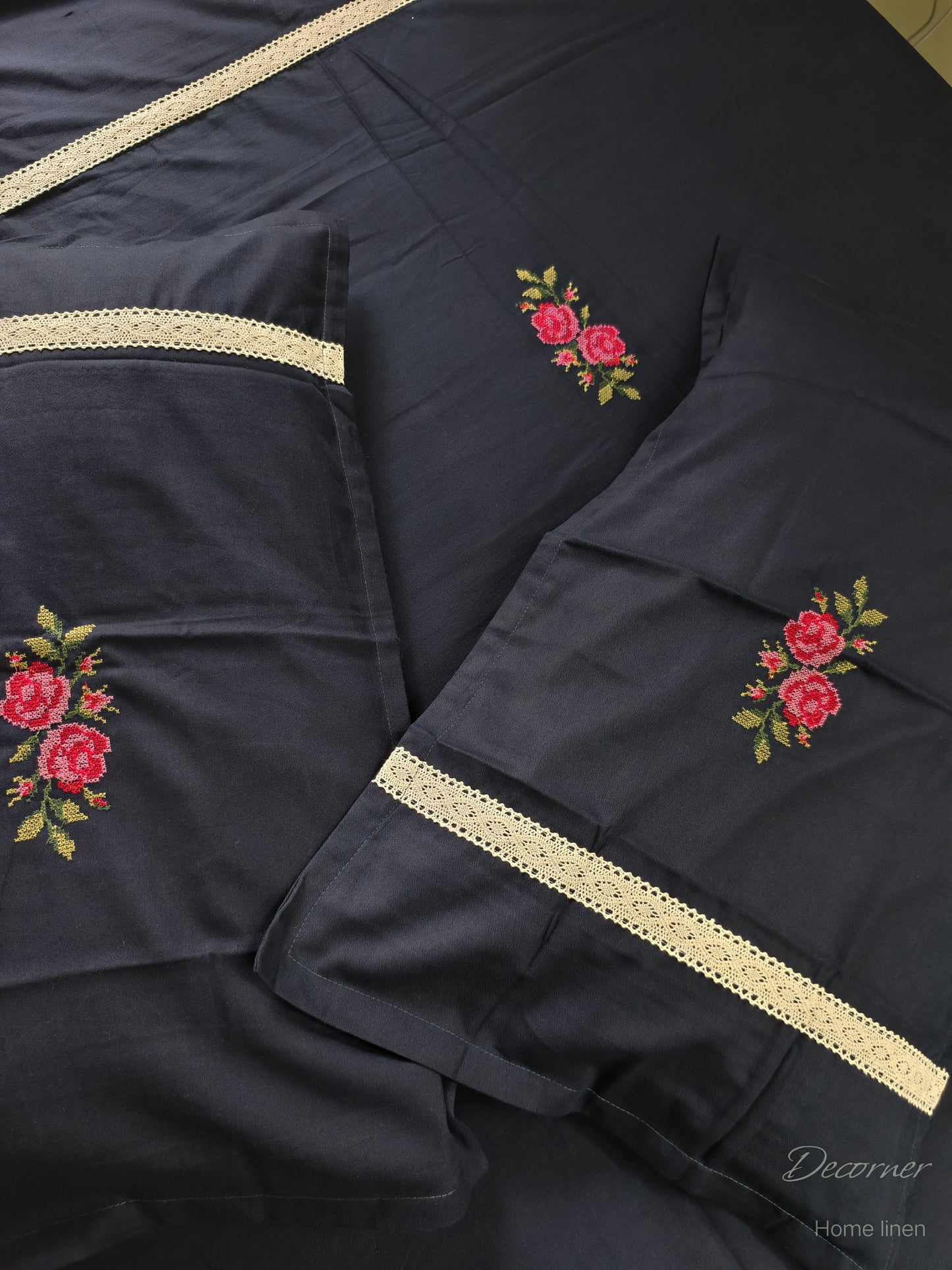Queen Embroidery Bedsheet