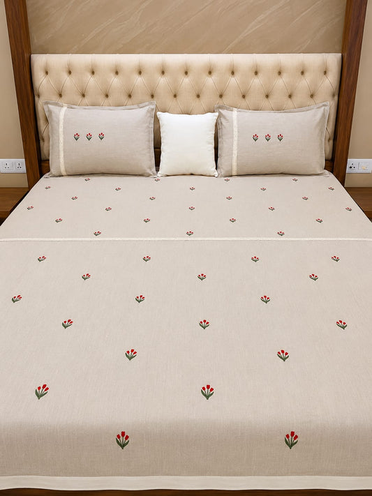 Queen Embroidery Bedsheet