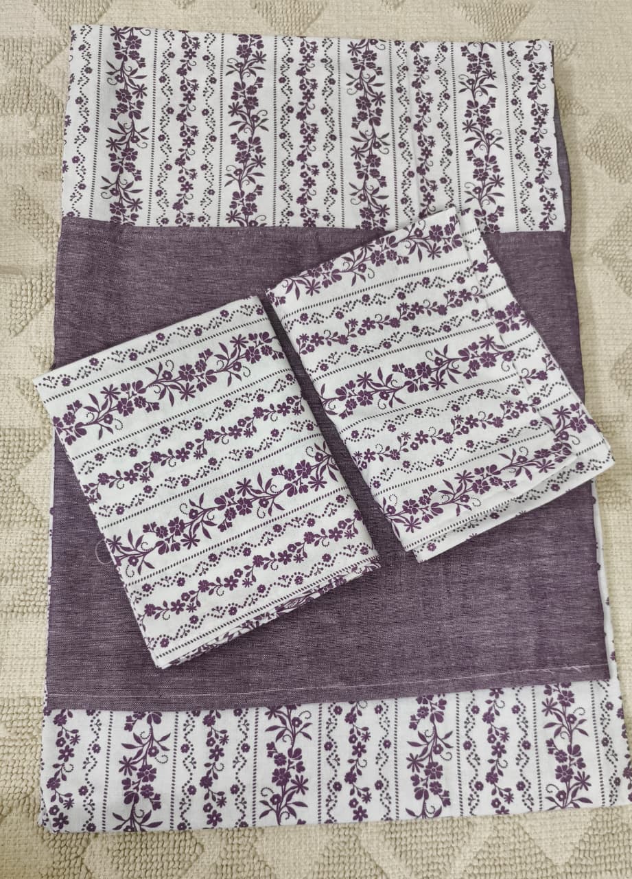 Queen Border Bedsheet
