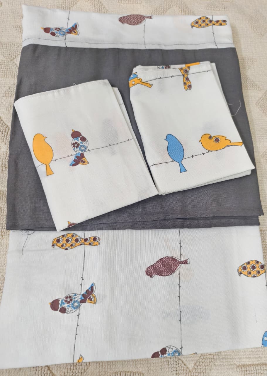 Queen Border Bedsheet