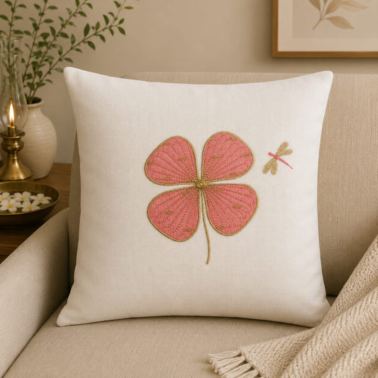 Embroidery Cushion Cover 16x16"