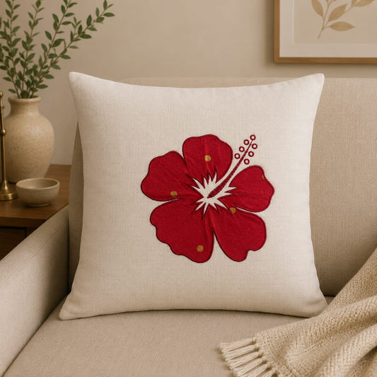 Embroidery Cushion Cover 16x16"