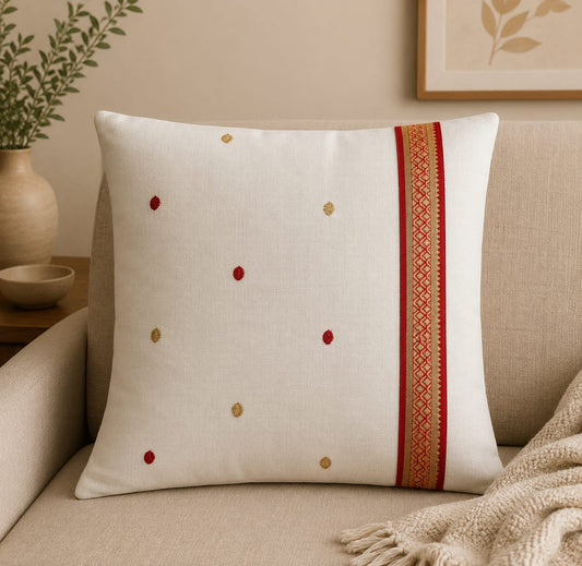 Embroidery Cushion Cover 16x16"