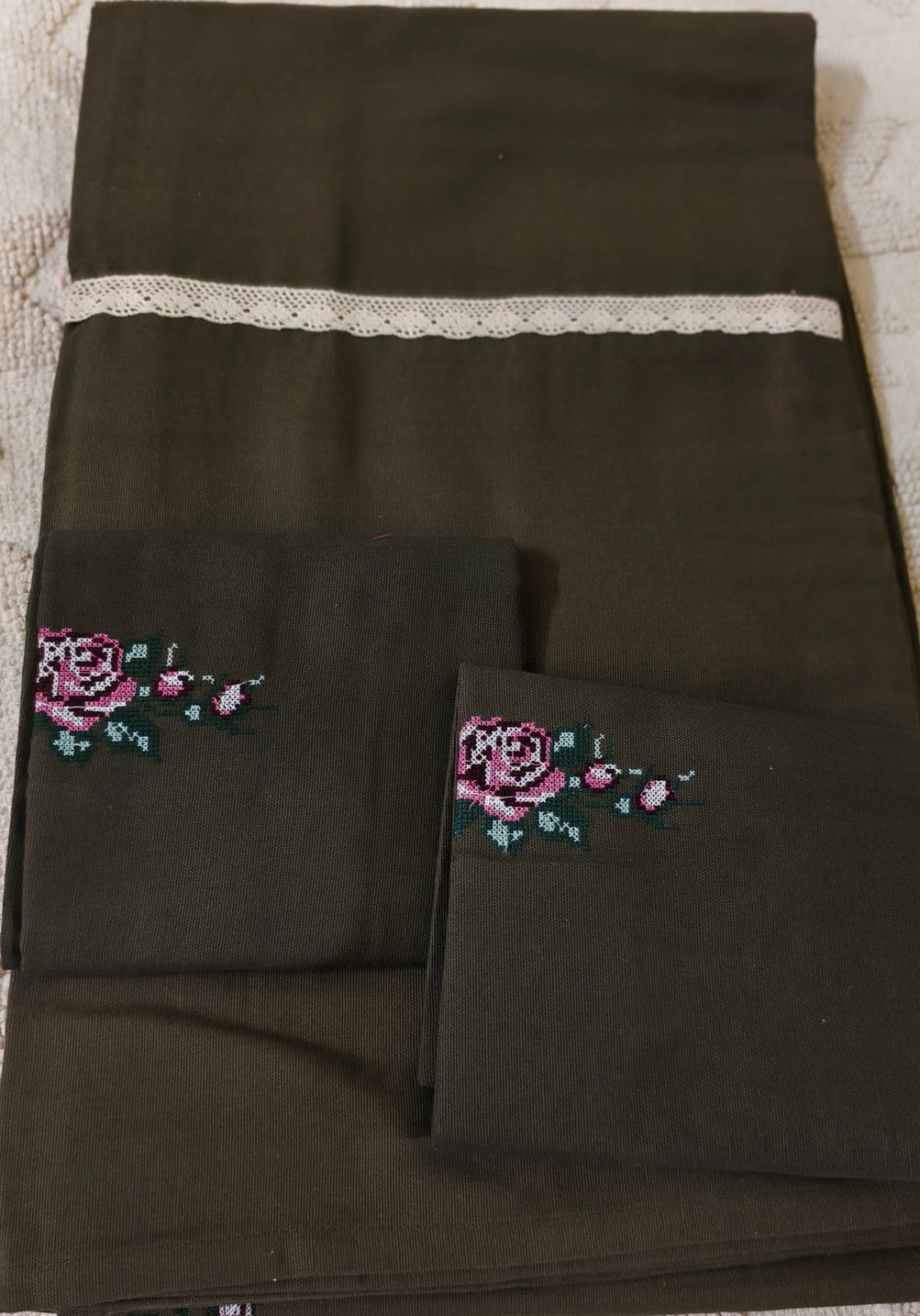 Queen Embroidery Bedsheet