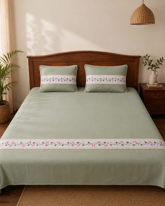 King Embroidery Bedsheet