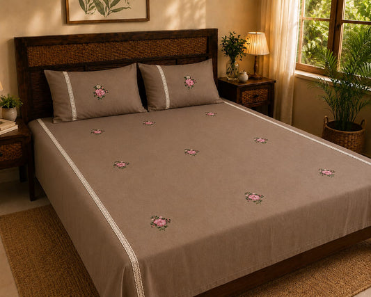 King Embroidery Bedsheet