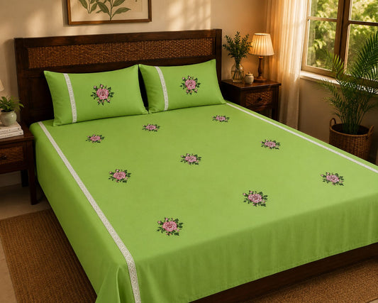 King Embroidery Bedsheet