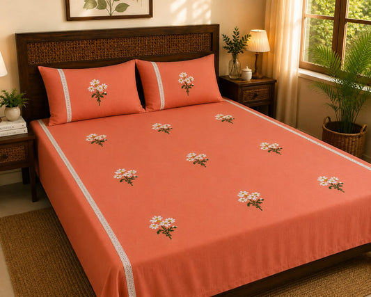King Embroidery Bedsheet
