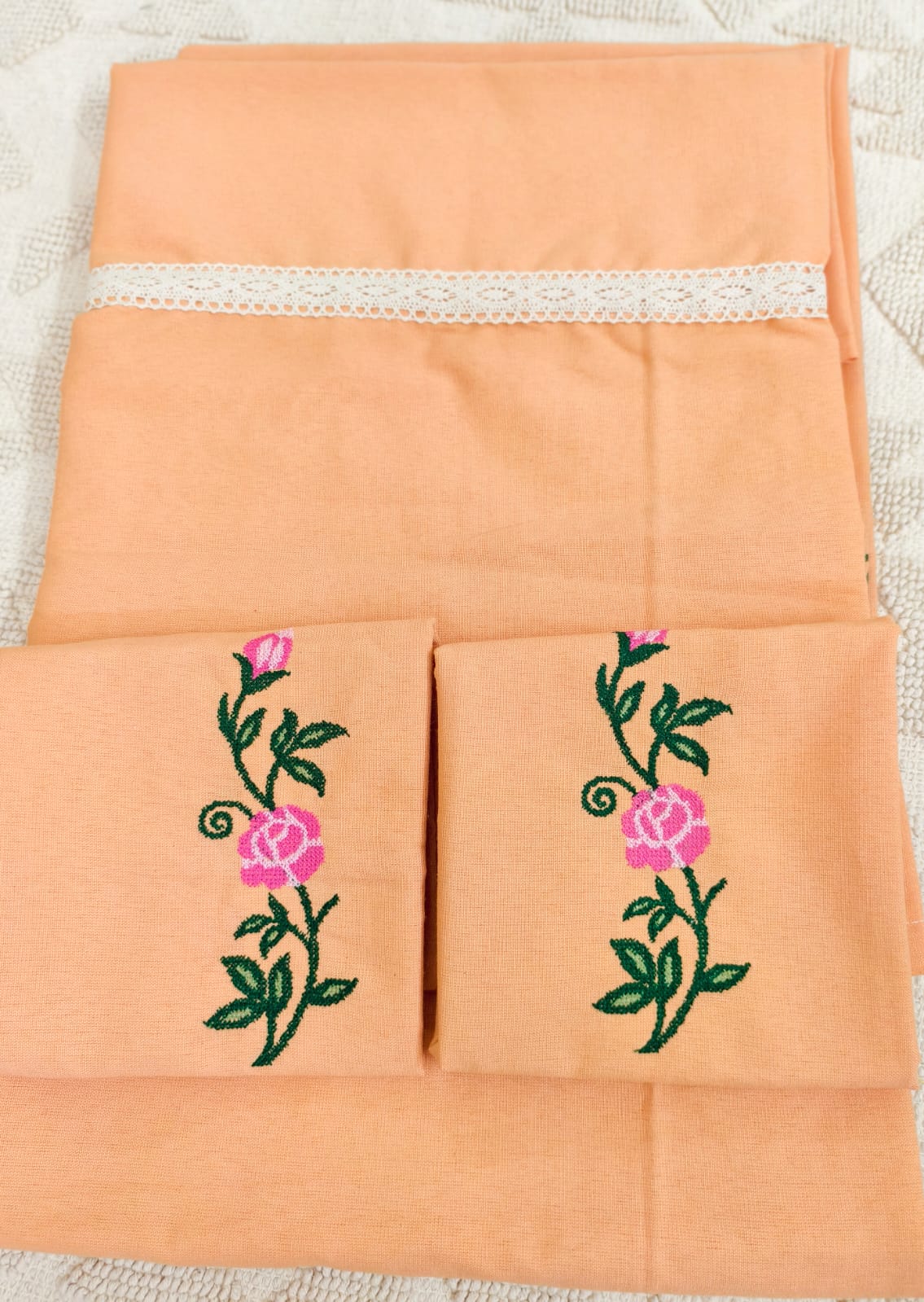 Queen Embroidery Bedsheet