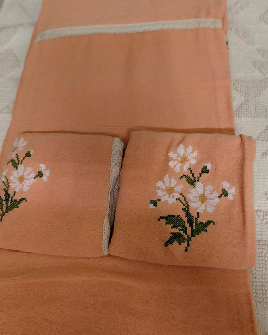 Super King Embroidery Bedsheet